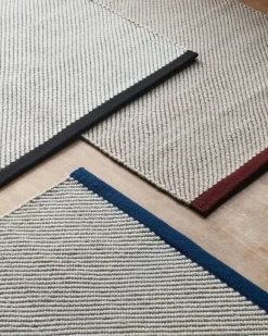 HAY Bias Rug Tint, cherry tint