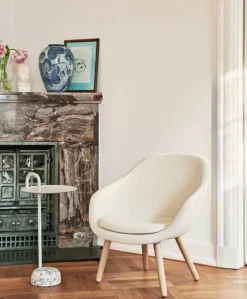 HAY Bowler side table, cream white