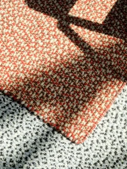 HAY Braided rug, grey