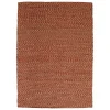 HAY Braided rug, red