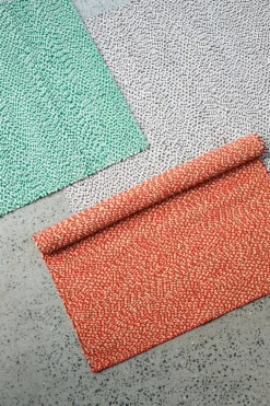 HAY Braided rug, red