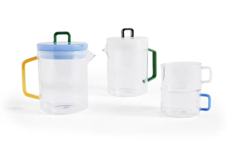 HAY Brew pot, clear - jade light blue