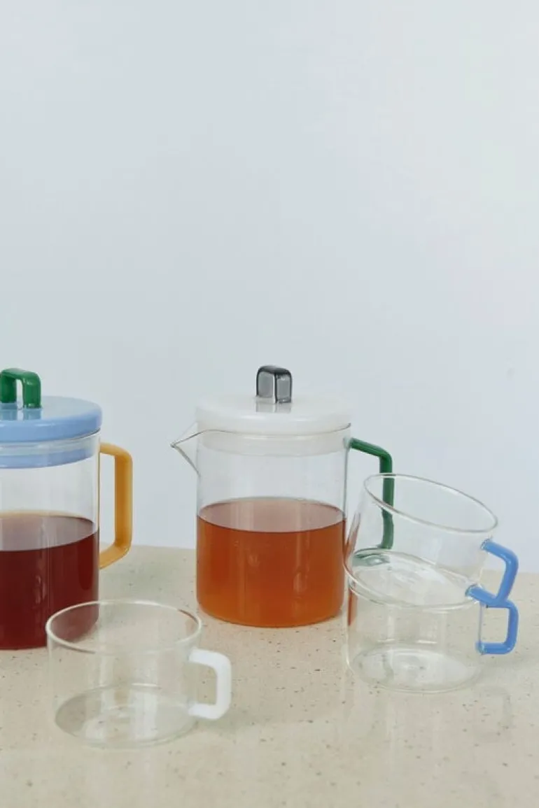 HAY Brew pot, clear - jade light blue