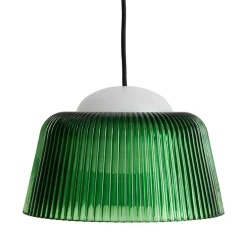 HAY Brim pendant, 24,5 cm, bottle green glass