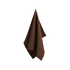 HAY Canteen tea towel, 52 x 80 cm, chocolate pinstripe