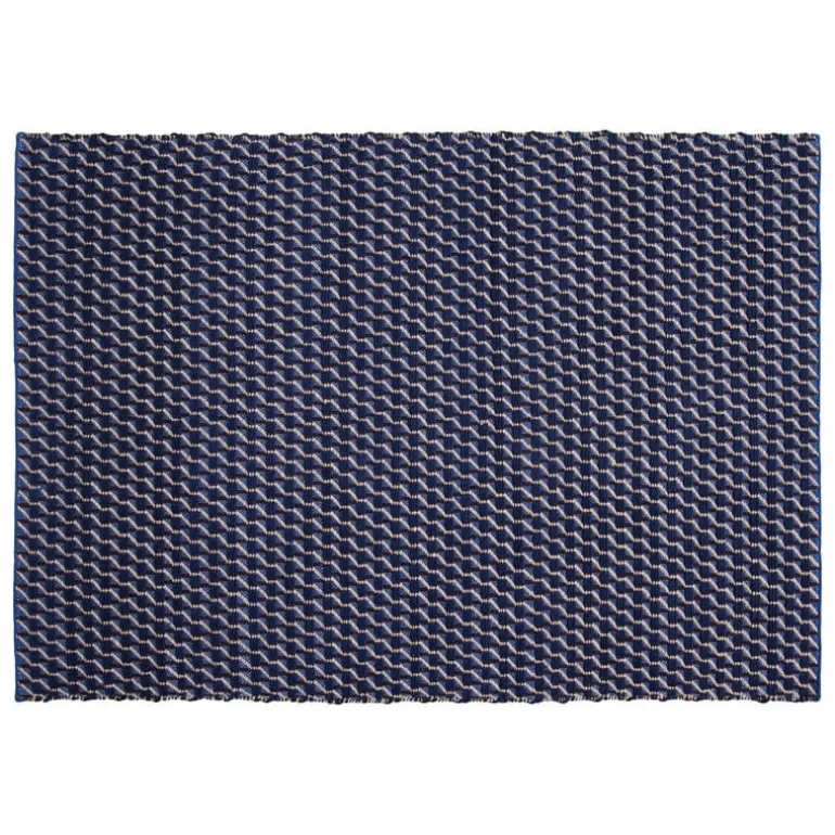 HAY Channel rug, blue - white