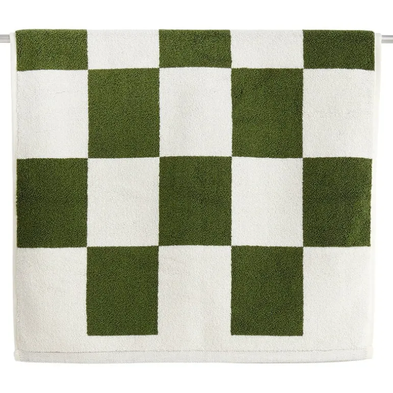 HAY Check bath mat, 50 x 90 cm, matcha