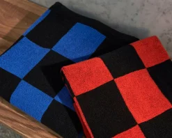 HAY Check hand towel, 50 x 90 cm, poppy red