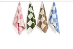 HAY Check hand towel, 50 x 90 cm, cappuccino