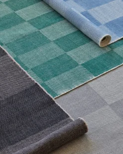 HAY Check rug, grey