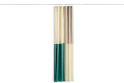 HAY Check shower curtain, green