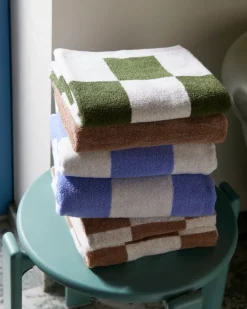 HAY Check wash cloth, 30 x 30 cm, cappuccino