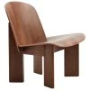 HAY Chisel lounge chair, lacquered walnut