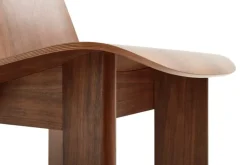 HAY Chisel lounge chair, lacquered walnut