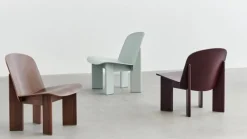 HAY Chisel lounge chair, lacquered walnut