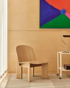 HAY Chisel lounge chair, lacquered oak