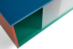 HAY Colour Cabinet w/ glass doors, floor, 180 cm, multicolour