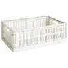 HAY Colour Crate, L, recycled plastic, off-white
