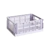 HAY Colour Crate, M, recycled plastic, lavender