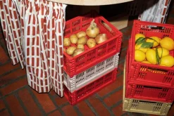 HAY Colour Crate, M, recycled plastic, red