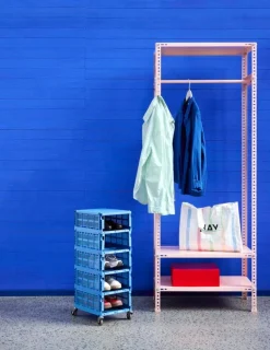 HAY Colour Crate, M, recycled plastic, electric blue