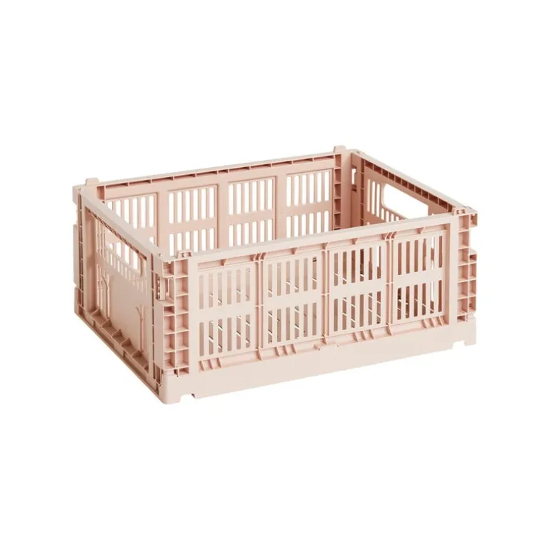 HAY Colour Crate, M, recycled plastic, powder