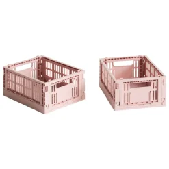 HAY Colour Crate Mini, 2 pcs, blush