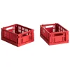 HAY Colour Crate Mini, 2 pcs, red