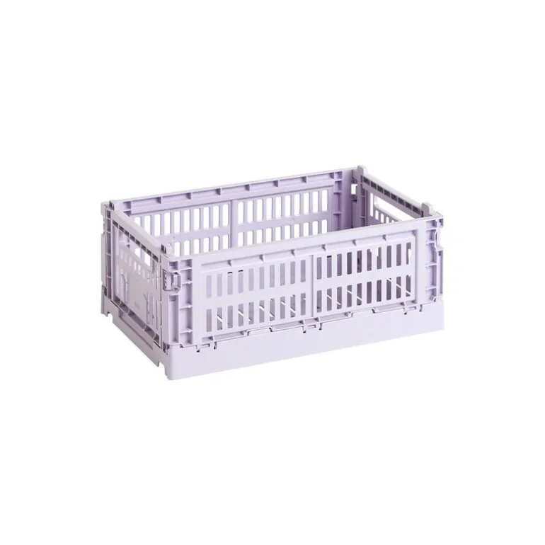HAY Colour Crate, S, recycled plastic, lavender