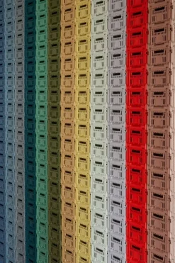 HAY Colour Crate, S, recycled plastic, mint