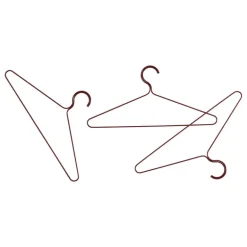 HAY Colour hanger, 3 pcs, maroon red