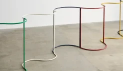 HAY Colour Rack clothes rack, C-shape, steel blue