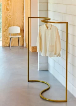 HAY Colour Rack clothes rack, S-shape, dijon