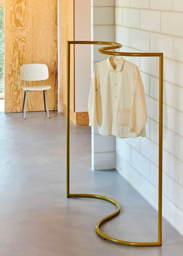 HAY Colour Rack clothes rack, S-shape, dijon