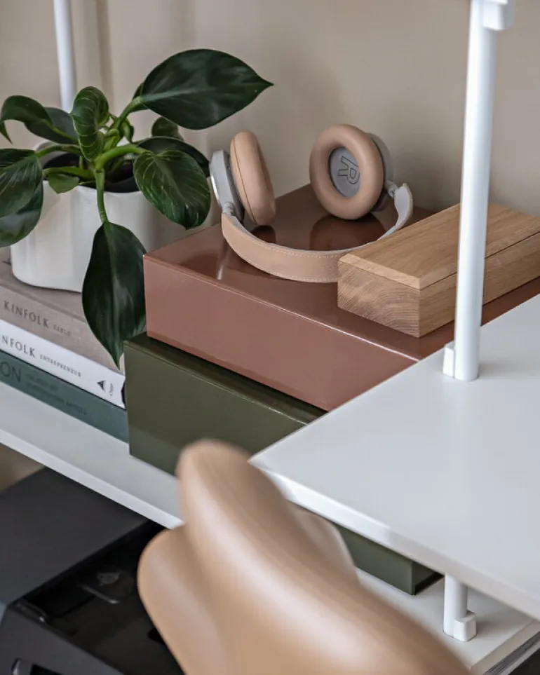 HAY Colour Storage box, S, milk chocolate