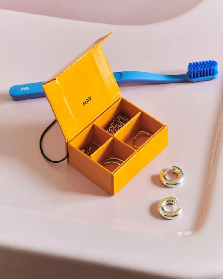 HAY Colour Storage travel jewellery box , XS, egg yolk
