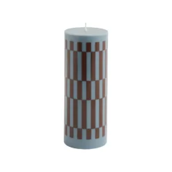 HAY Column candle, M, anthrachite - bordeaux
