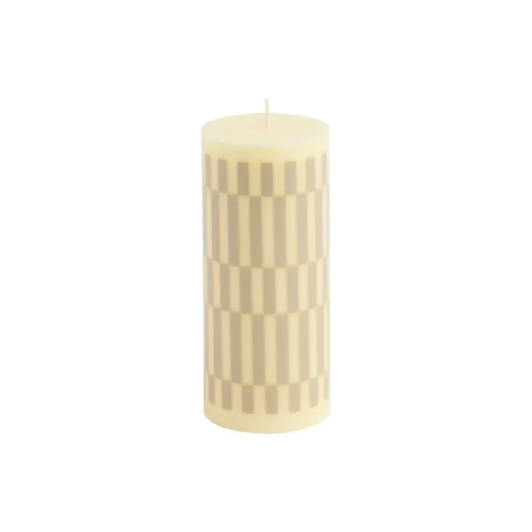 HAY Column candle, S, cream - sand