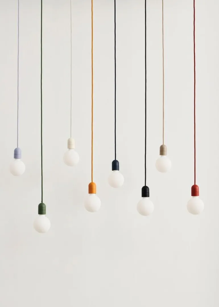 HAY Common pendant cord set, soft black
