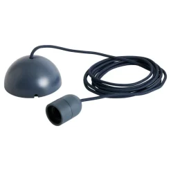 HAY Common pendant cord set, anthracite blue