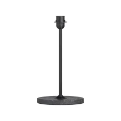HAY Common table lamp base, soft black - black terrazzo