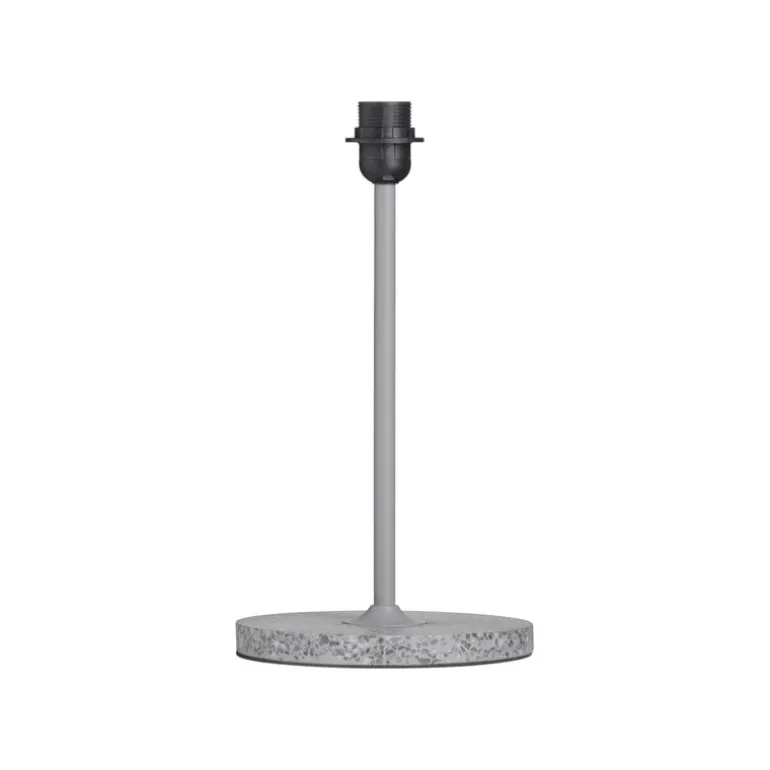HAY Common table lamp base, summit grey - grey terrazzo