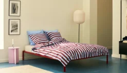 HAY Connect bed, maroon red