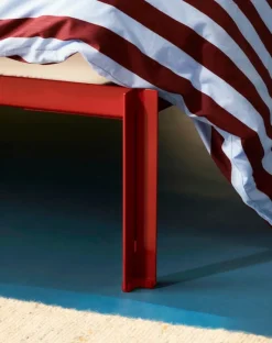 HAY Connect bed, maroon red