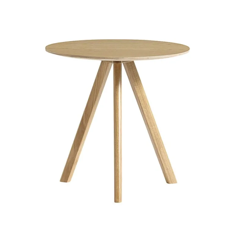 HAY CPH20 2.0 coffee table, 50 cm, lacquered oak - lacquered oak veneer