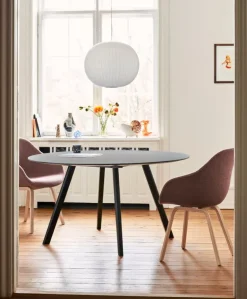 HAY CPH25 2.0 table, 140 cm, black oak - black oak veneer