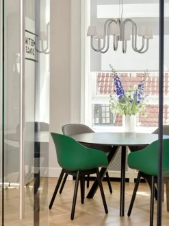 HAY CPH20 2.0 table, 120 cm, black oak - black linoleum