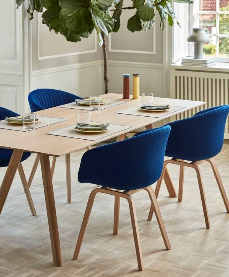 HAY CPH30 2.0 table, 200 x 90 cm, lacq. oak - lacquered oak veneer