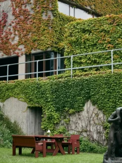 HAY Crate dining chair, iron red