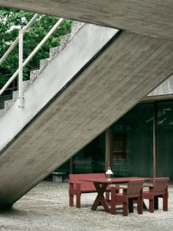 HAY Crate dining chair, iron red